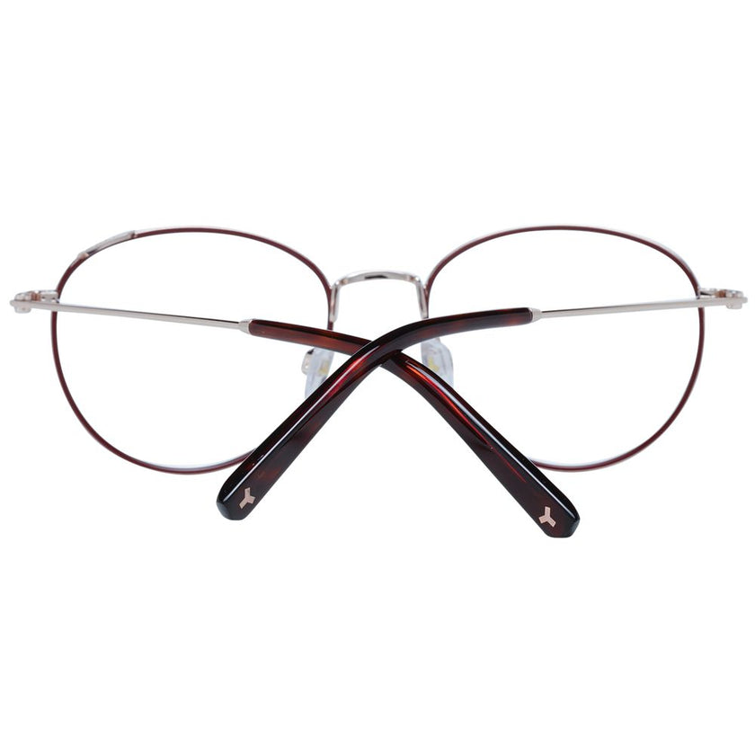 Burgundy Metal Glasses (Frames)Gender Unisex Main color Burgundy Frame color Burgundy Frame material Metal Lenses Color Demo glasses Lenses Material Plastic Lenses Effect No Extra Lenses width 52 Size 52-18-145 Lenses Height 45 Bridge width 18 Frame width