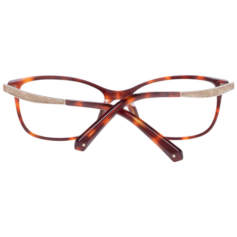 Brown Synthetic Rectangle Glasses with Full-Rim Frame
