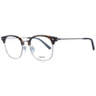 Brown Metal Glasses (Frames)Gender Men Main color Brown Frame color Brown Frame material Metal Lenses Color Demo glasses Lenses Material Plastic Lenses Effect No Extra Lenses width 54 Size 54-20-145 Lenses Height 45 Bridge width 20 Frame width 150 Temples
