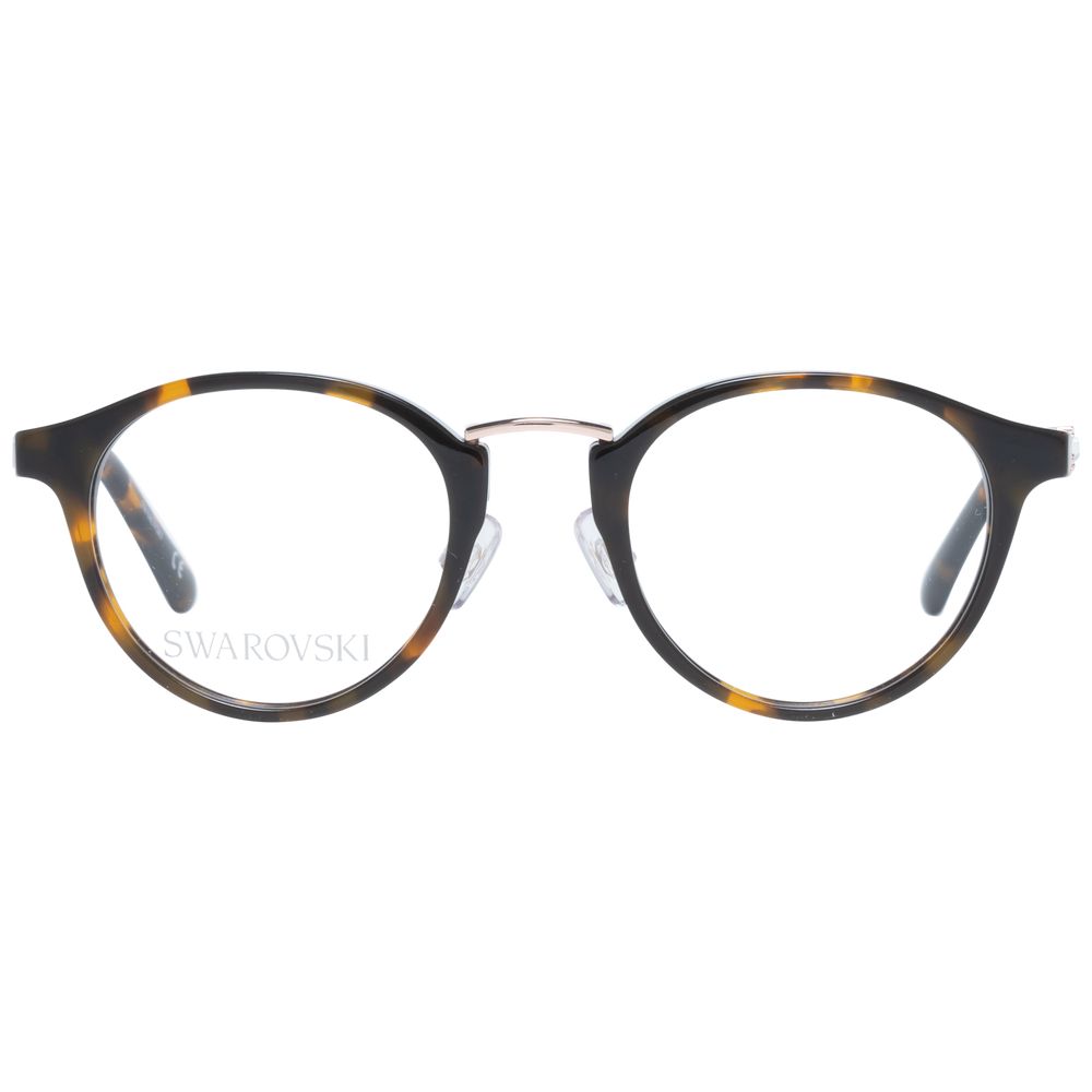 Brown Plastic Glasses (Frames)Gender Women Main color Brown Frame color Brown Frame material Plastic Lenses Color Demo glasses Lenses Material Plastic Lenses Effect No Extra Lenses width 46 Size 46-21-145 Lenses Height 40 Bridge width 21 Frame width 130 T