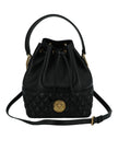 Elegant Black Leather Medusa Bucket Shoulder BagStep out in style with the exquisite Versace Bucket Shoulder Bag, a perfect blend of elegance and functionality. This beautiful accessory, complete with tags and a dust bag, is more than just a bag—it’s a st