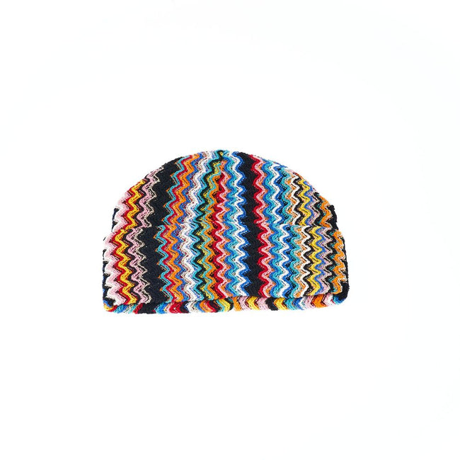 Multicolor Wool Women HatIndulge in the vibrant allure of Missoni’s iconic craftsmanship with this exquisite hat, a sartorial statement piece that encapsulates the essence of daring elegance. Adorned with a captivating geometric fantasy in a kaleidoscope