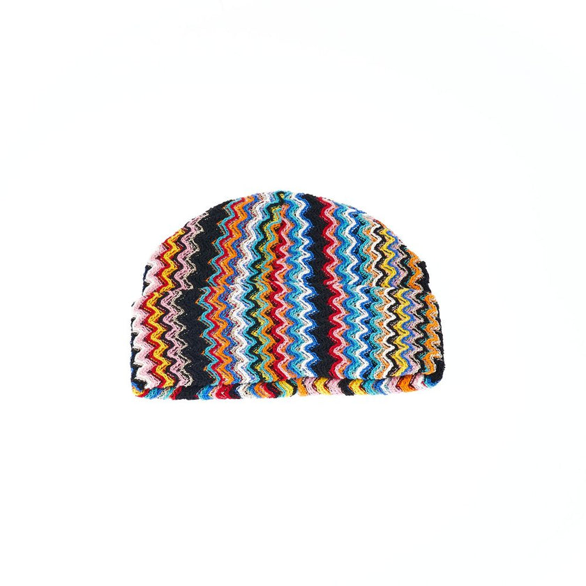 Multicolor Wool Women HatIndulge in the vibrant allure of Missoni’s iconic craftsmanship with this exquisite hat, a sartorial statement piece that encapsulates the essence of daring elegance. Adorned with a captivating geometric fantasy in a kaleidoscope