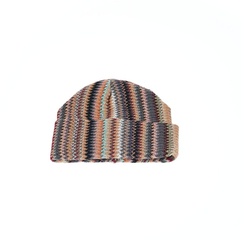 Multicolor Wool Women HatIndulge your fashion senses with this vibrant Missoni hat, where intricate geometry meets a kaleidoscope of hues to crown your ensemble with a bold statement. Italian craftsmanship is woven into every fiber, evidenced by the luxur