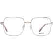 Rose Gold Women Optical FramesGender Women Main color Rose Gold Extra No extra Frame color Rose Gold Frame material Metal Lenses color Demo glasses Lenses material Plastic Filter category None Style Square Lenses effect No Extra Protection None Größe 55-1