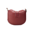Gabby Small Dark Cherry Leather Foldover Hobo Crossbody BagStyle: Michael Kors Gabby Small Dark Cherry Foldover Hobo Crossbody Bag Material: Smooth and Embossed Leather Features: Adjustable Crossbody Strap, Zip Closure, Inner Pocket, Lined Measures: 22.86