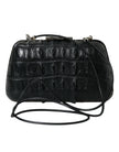 Black Exotic Skin Leather Shoulder Crossbody Box Clutch BagBALENCIAGA Absolutely stunning, 100% Authentic, brand new with tags BALENCIAGA crocodile skin leather clutch bag. Model: Shoulder bag, clutch, evening, party clutch Color: Black with silver metal