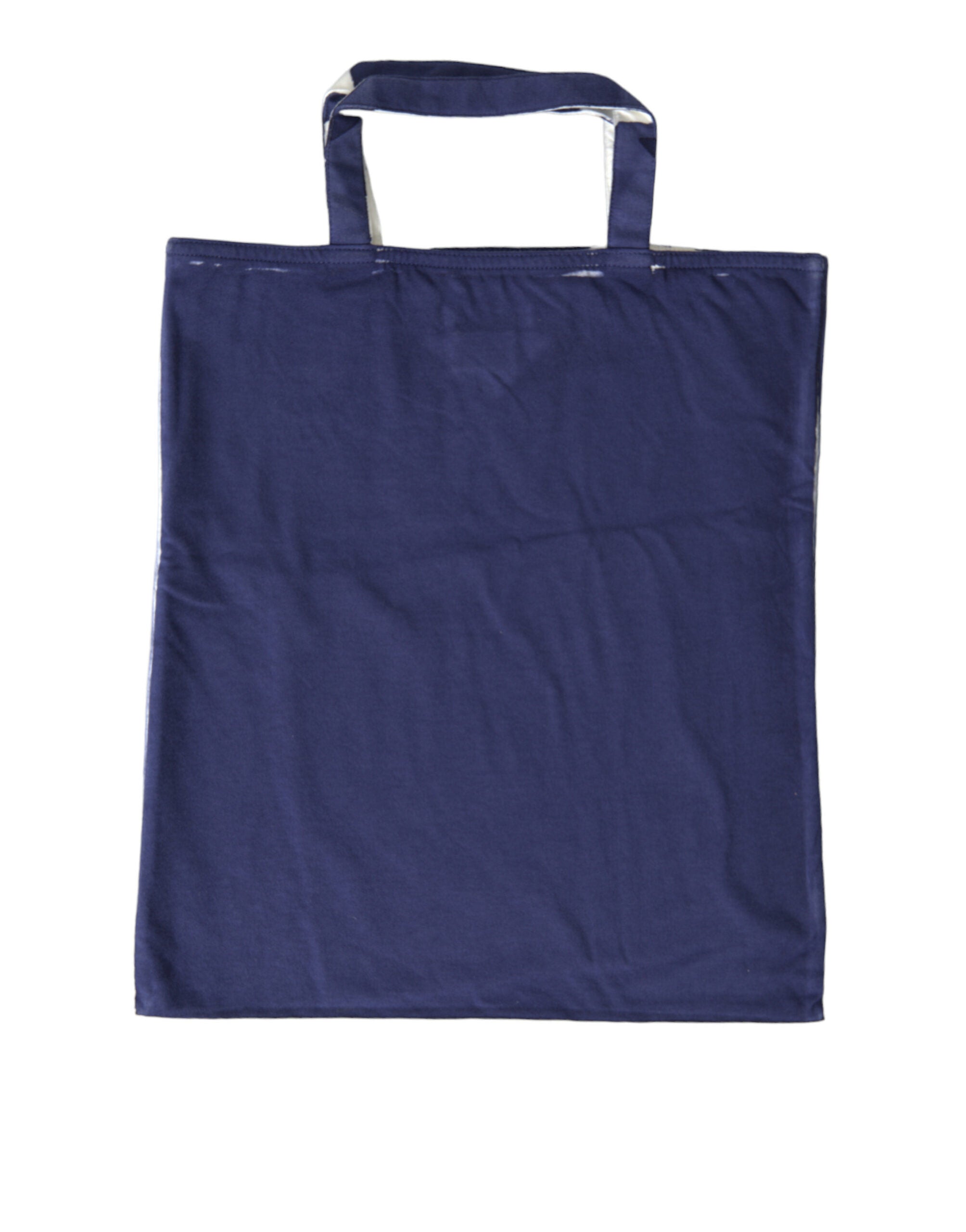 Blue Synthetic Logo Tote Bag by PRADA