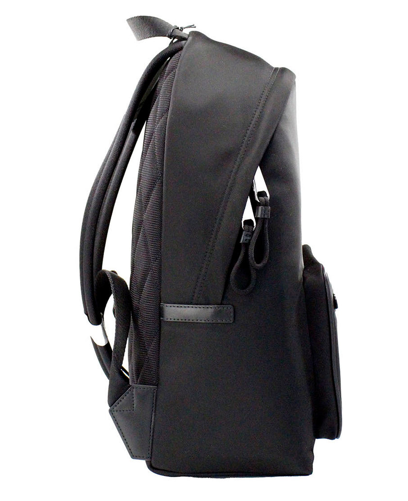 Abbeydale Branded Stamp Black Nylon Backpack Shoulder BookbagStyle: Burberry Abbeydale Large Branded Backpack (Black) Material: Nylon Features: Inner Zip Pocket, Outer Zip Pocket, Top Handle, Adjustable Shoulder Straps, Soft Nylon Lining, Zip Closure Meas