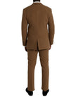 Brown Cashmere 2 Piece Single Breasted SuitPRADA Absolutely stunning, 100% Authentic, brand new with tags PRADA three button single breasted slim fit 2 piece suit. Colour: Brown Style: Single breasted 2 piece suit; includes blazer and pants Closure: Three