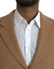 Brown Cashmere 2 Piece Single Breasted SuitPRADA Absolutely stunning, 100% Authentic, brand new with tags PRADA three button single breasted slim fit 2 piece suit. Colour: Brown Style: Single breasted 2 piece suit; includes blazer and pants Closure: Three