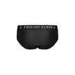 Black Polyamide Men SwimwearDive into luxury with Philipp Plein’s sleek men’s swim briefs. Designed for the man who commands attention, these swim bottoms are crafted from a premium blend of polyamide and elastane that contours and comforts. Featuring a b