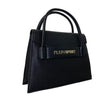 Black Polyethylene Women HandbagIndulge in the bold energy of Plein Sport with this sleek tote bag, an intersection of style and functionality. Its black hue is complemented by the iconic Plein Sport logo, confidently placed on the front for maximum brand