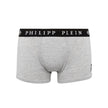 Brown Cotton Men Boxer PackElevate your essentials with the bold sophistication of Philipp Plein. These boxer briefs, crafted from soft cotton, provide all-day comfort with a touch of luxury. A sleek brown hue subtly underlines your style while the unmist