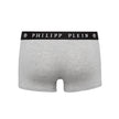 Brown Cotton Men Boxer PackElevate your essentials with the bold sophistication of Philipp Plein. These boxer briefs, crafted from soft cotton, provide all-day comfort with a touch of luxury. A sleek brown hue subtly underlines your style while the unmist