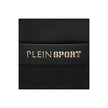 Chic Ebony Tote with Silver Logo AccentIndulge in the perfect blend of luxury and athleticism with the Plein Sport tote bag. Fashioned from durable eco-leather, this exquisite shopping companion boasts a striking silver-toned rubber logo that captures the