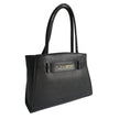 Sleek Black Three-Compartment Tote BagExude sophistication with this sleek Plein Sport tote bag, perfect for those who appreciate luxury and functionality. The black hue pairs with a bold front logo, presenting an air of elegance and brand recognition. De