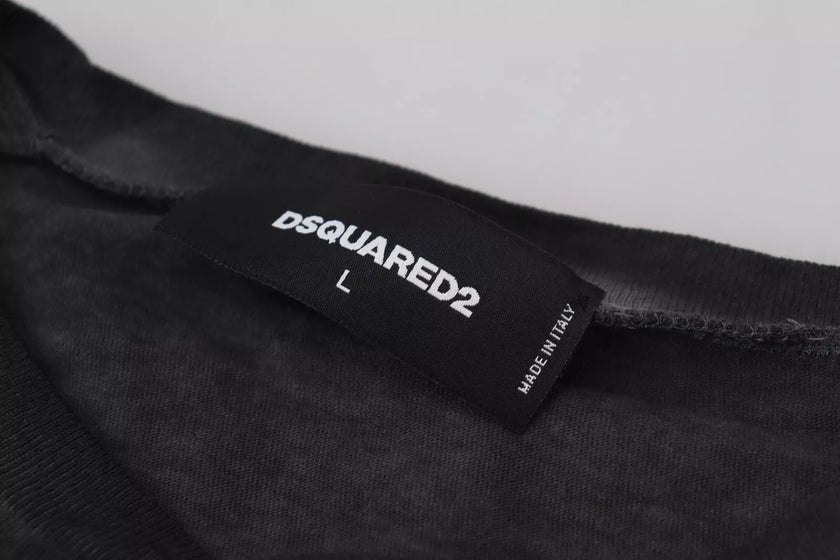 Black Cotton Linen Long Sleeves Pullover SweaterDSQUARED2 Gorgeous brand new, 100% Authentic DSQUARED2 men’s pullover sweater. Model: Pullover sweater Colour: Black Logo details Made in Italy Material: 70% Cotton 30% Linen This item has the DSquared2 pape