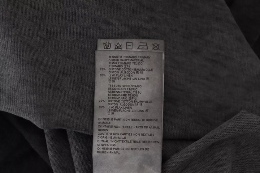 Black Cotton Linen Long Sleeves Pullover SweaterDSQUARED2 Gorgeous brand new, 100% Authentic DSQUARED2 men’s pullover sweater. Model: Pullover sweater Colour: Black Logo details Made in Italy Material: 70% Cotton 30% Linen This item has the DSquared2 pape