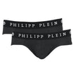 Black Cotton Men Boxer Short PackDiscover the epitome of luxury with these Philipp Plein boxer shorts. Tailored to deliver comfort and a touch of boldness to your everyday essentials, these black boxer shorts are a statement of high-end fashion. The signa
