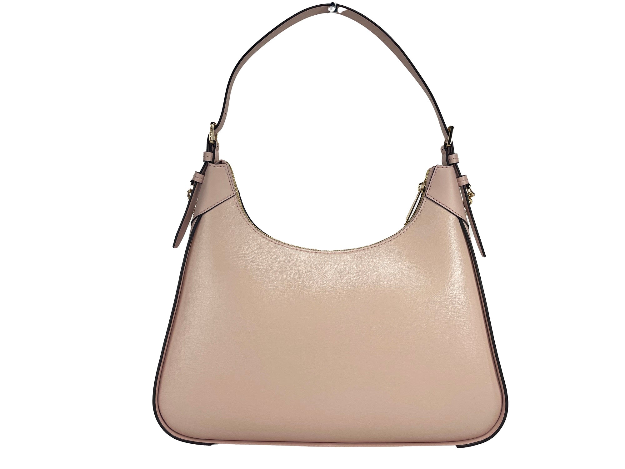 Wilma Large Smooth Leather Chain Shoulder Bag Purse Powder BlushStyle: Michael Kors Wilma Large Chain Shoulder Bag (Powder Blush) Material: Smooth Leather Features: Inner Pocket, Zip Closure, Chain Accent, Lined Measures: 36.83 cm L x 30.48 cm H x 10.16 c