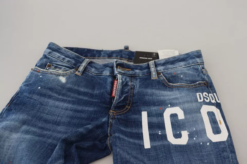Jean skinny taille basse Jennifer Denim de Blue Icon