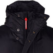 Black Nylon Men Down JacketElevate your outerwear with the Dsquared² men’s down jacket, a seamless blend of urban sophistication and rugged functionality. Crafted from premium black nylon and insulated with pure goose down, this jacket promises unparallel
