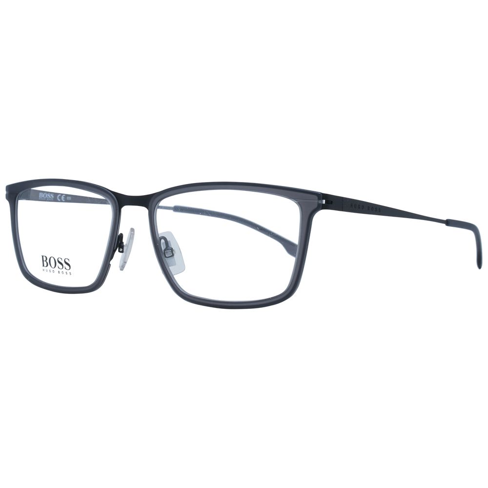 Gray Stainless Steel Glasses (Frames)Gender Men Main color Grey Frame color Grey Frame material Stainless Steel Rim Style Full-Rim Lenses Color Demo glasses Lenses Material Plastic Lenses Effect No Extra Lenses width 56 Size 56-18-150 Lenses Height 36 Bri