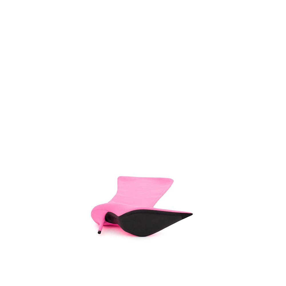 Pink Synthetic Boot with Sturdy Sole by Balenciaga