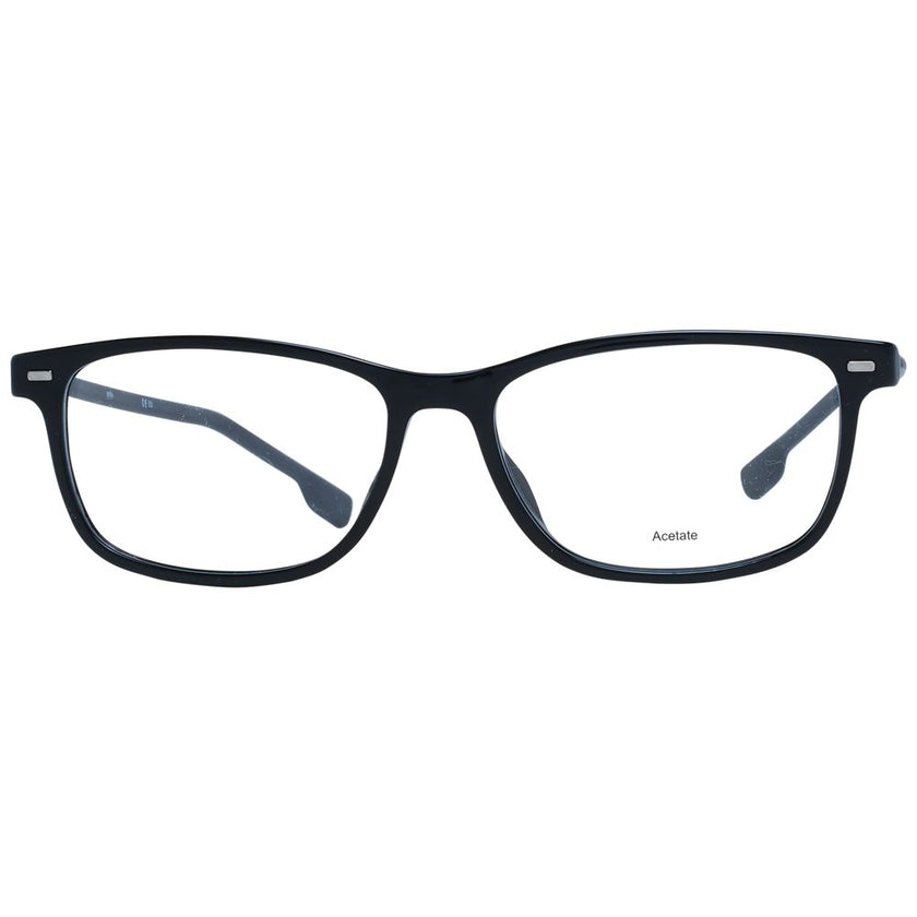 Black Acetate Glasses (Frames)Gender Men Main color Black Frame color Black Frame material Acetate Rim Style Full-Rim Lenses Color Demo glasses Lenses Material Plastic Lenses Effect No Extra Lenses width 54 Size 54-16-145 Lenses Height 35 Bridge width 16