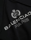 Black Cotton Logo Hooded Pullover Sweatshirt SweaterBALENCIAGA Absolutely stunning, 100% Authentic, brand new with tags BALENCIAGA hooded sweatshirt with logo print. Model: Pullover hooded sweater Colour: Black Material: 100% Cotton Logo details Made in P