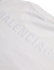 White Cotton Crew Neck Short Sleeves T-shirtBALENCIAGA Absolutely stunning, 100% Authentic, brand new with tags BALENCIAGA cotton crew neck t-shirt. Model: Short sleeves crew neck t-shirt Colour: White Material: 100% Cotton Logo details Made in PortugalWh