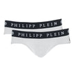White Cotton Men Boxer ShortStep up your undergarment game with these exceptional Philipp Plein boxer shorts, where comfort meets luxury in a seamless blend. Designed to provide an unparalleled fit, these white boxer shorts feature the iconic Philipp Plei