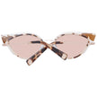 Brown Metal & Plastic SunglassesGender Women Main color Brown Extra No extra Frame color Brown Frame material Metal & Plastic Lenses Color Brown Lenses Material Plastic Filter Category Two Style Cat Eye Lenses Effect Mirrored Protection 100% UVA & UVB Siz