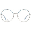 Blue Metal & Plastic Glasses (Frames)Gender Women Main color Blue Extra No extra Frame material Metal & Plastic Size 57-20-145 Lenses width 57 Lenses Height 56 Bridge width 20 Frame width 143 Temples Length 145 Shipment includes Branded case Rim Style Ful