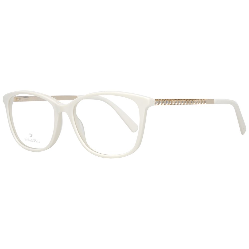 White Metal & Plastic Glasses (Frames)Gender Women Main color White Extra Swarovski Element Frame material Metal & Plastic Size 52-15-140 Lenses width 52 Lenses Height 38 Bridge width 15 Frame width 133 Temples Length 140 Shipment includes Branded case Ri