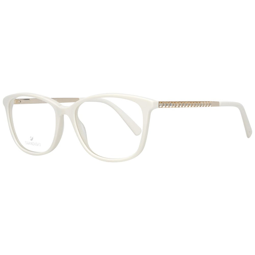 White Metal & Plastic Glasses (Frames)Gender Women Main color White Extra Swarovski Element Frame material Metal & Plastic Size 52-15-140 Lenses width 52 Lenses Height 38 Bridge width 15 Frame width 133 Temples Length 140 Shipment includes Branded case Ri