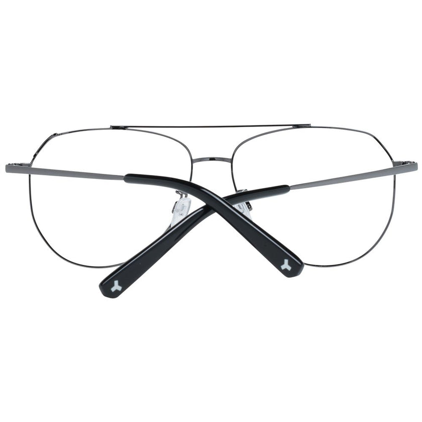 Gray Metal Glasses (Frames)Gender Unisex Main color Gunmetal Extra No extra Frame material Metal Size 57-14-145 Lenses width 57 Lenses Height 49 Bridge width 14 Frame width 143 Temples Length 145 Shipment includes Branded case Rim Style Full-Rim Spring hi