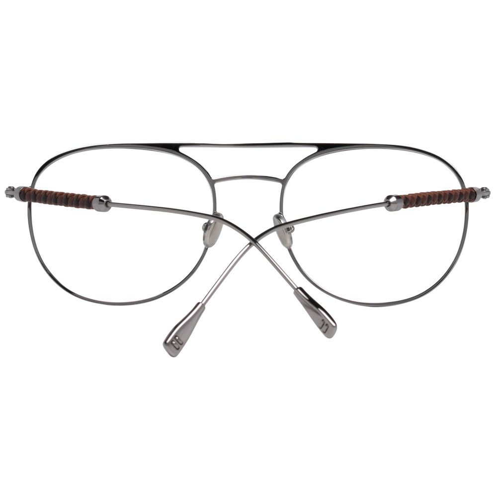 Silver Synthetic Aviator Glasses Frames