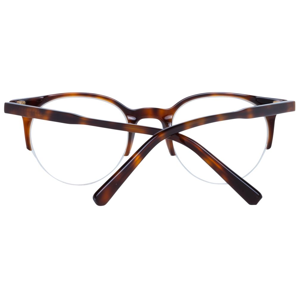 Brown Plastic Glasses (Frames)Gender Unisex Main color Brown Frame color Brown Frame material Plastic Lenses Color Demo glasses Lenses Material Plastic Lenses Effect No Extra Lenses width 47 Size 47-20-145 Lenses Height 41 Bridge width 20 Frame width 132