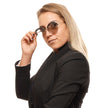 Gold Metal & Plastic SunglassesGender Women Main color Gold Frame color Multicolor Frame material Metal & Plastic Lenses Material Plastic Lenses Effect Mirrored Lenses width 56 Size 56-16-140 Lenses Height 50 Bridge width 16 Frame width 135 Temples Length