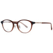 Brown Plastic Glasses (Frames)Gender Women Main color Brown Extra No extra Frame color Brown Frame material Plastic Lenses Color Demo glasses Lenses Material Plastic Filter Category None Style Oval Lenses Effect None Protection None Lenses width 49 Lenses
