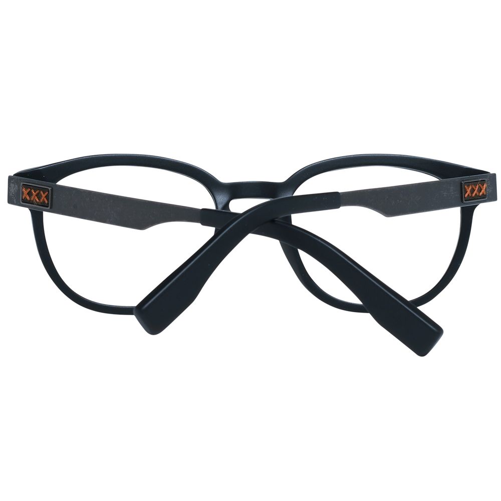 Black Synthetic Round Glasses Frames