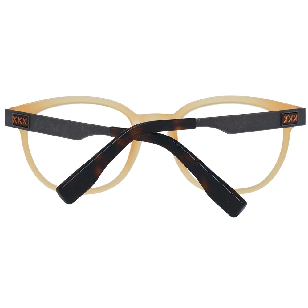 Honigfarbene synthetische Vollrandbrille