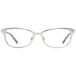 Silver Metal Glasses (Frames)Gender Women Main color Silver Frame material Metal Size 52-17-140 Lenses width 52 Lenses Height 34 Bridge width 17 Frame width 134 Temples Length 140 Shipment includes Branded case Rim Style Full-Rim Spring hinge Yes Frame co