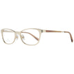 Gold Metal Glasses (Frames)Gender Women Main color Gold Frame material Metal Size 52-17-140 Lenses width 52 Lenses Height 34 Bridge width 17 Frame width 134 Temples Length 140 Shipment includes Branded case Rim Style Full-Rim Spring hinge Yes Frame color