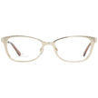 Gold Metal Glasses (Frames)Gender Women Main color Gold Frame material Metal Size 52-17-140 Lenses width 52 Lenses Height 34 Bridge width 17 Frame width 134 Temples Length 140 Shipment includes Branded case Rim Style Full-Rim Spring hinge Yes Frame color