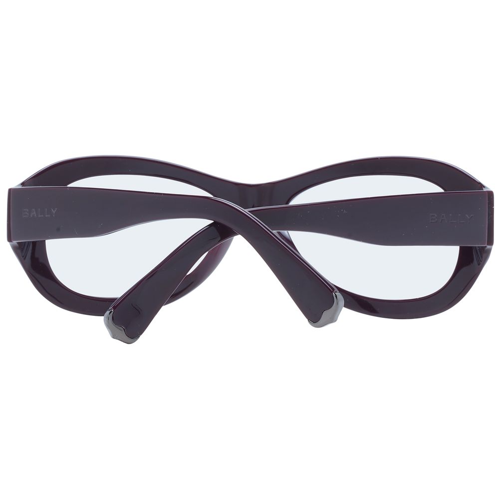 Purple Synthetic Sunglasses with Blue Lenses