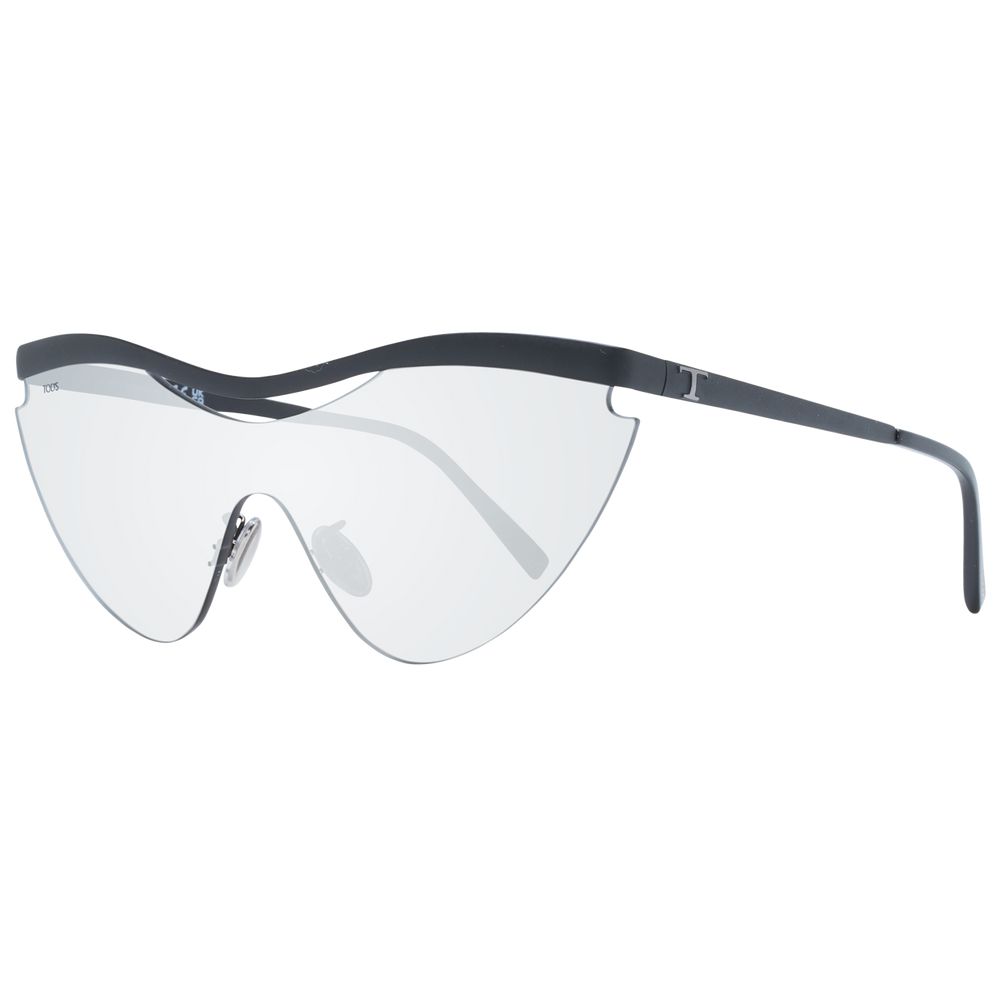 Schwarze Metall-Sonnenbrille