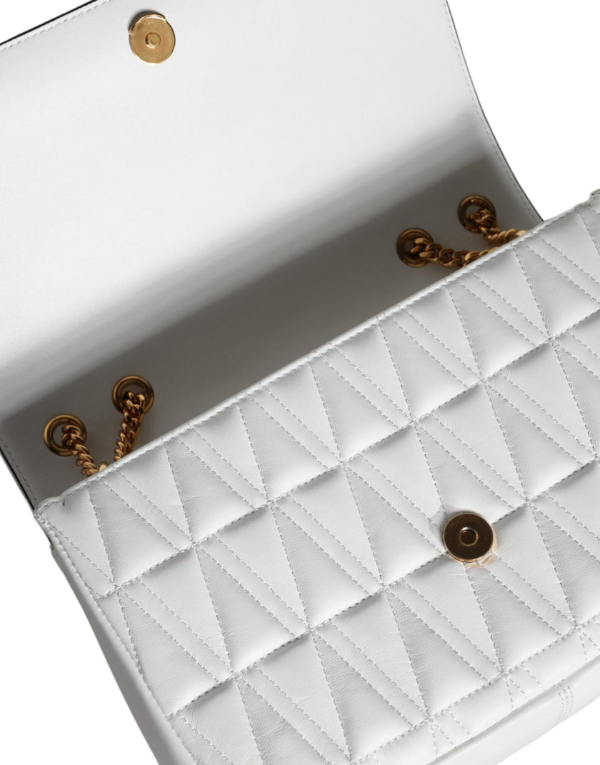 White Mini Nappa Leather Crossbody Shoulder BagVERSACE Absolutely stunning, 100% Authentic, brand new with tags VERSACE bags. Brand logo, solid color, crossbody strap, magnetic fastening. Model: Crossbody bag Material: 100% AOS, 100% PL Colour: White Pink